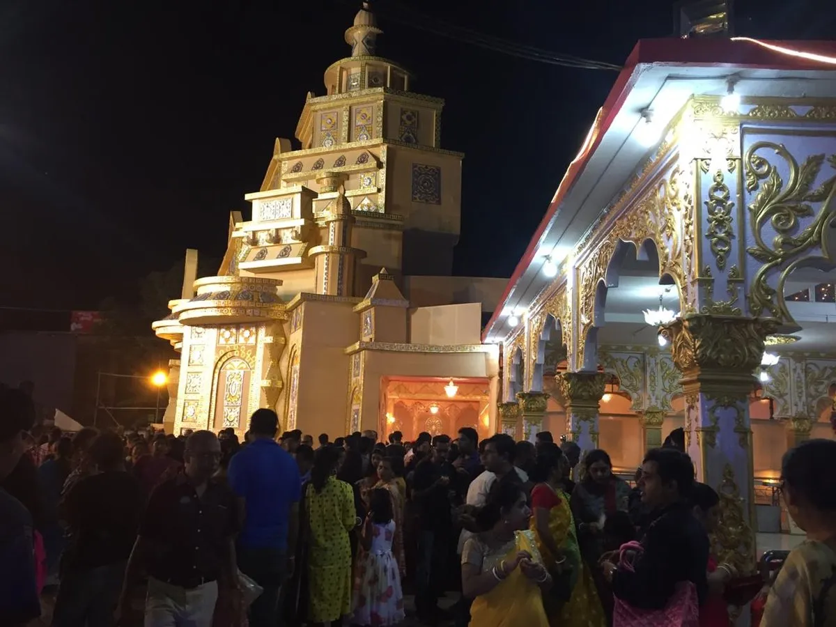 মালিগাঁৱৰ ৰেষ্টকেম্পৰ পূজা মণ্ডপ…  