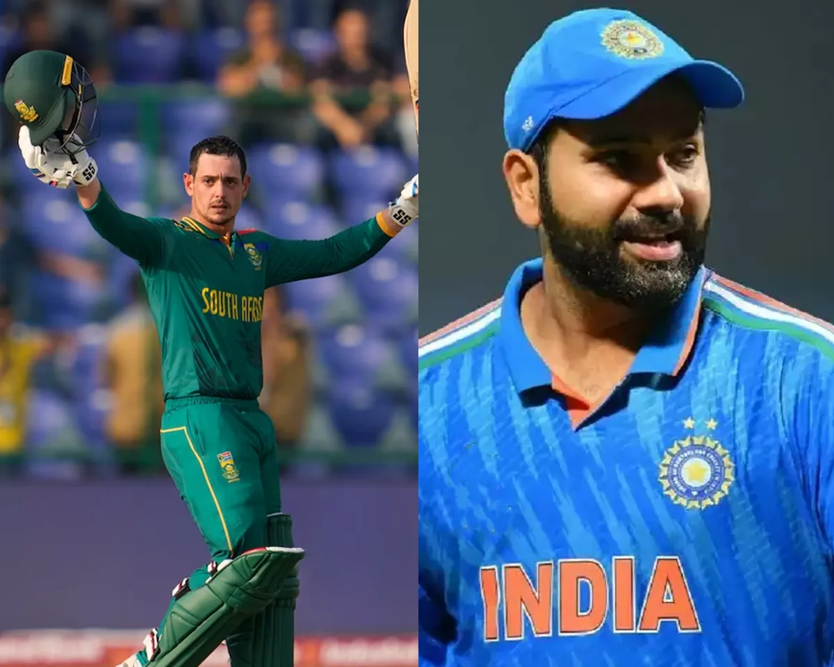 Quinton de Kock and Rohit Sharma (File Photo, Twitter) 