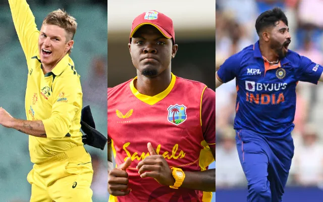 Adam Zampa, Alzarri Joseph, Mohammed Siraj