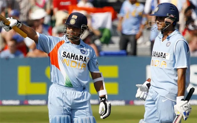 Sachin Tendulkar and Sourav Ganguly