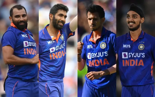 Mohammed Shami, Jasprit Bumrah, Yuzvendra Chahal, Arshdeep Singh