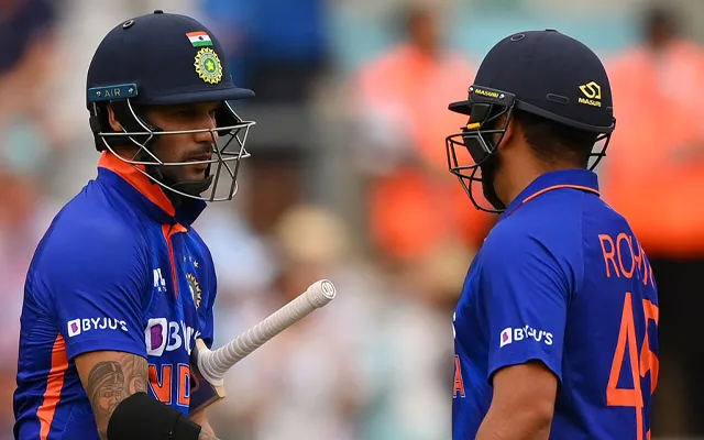 Shikhar Dhawan and Rohit Sharma