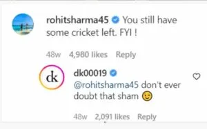 Dinesh Karthik-Rohit Sharma