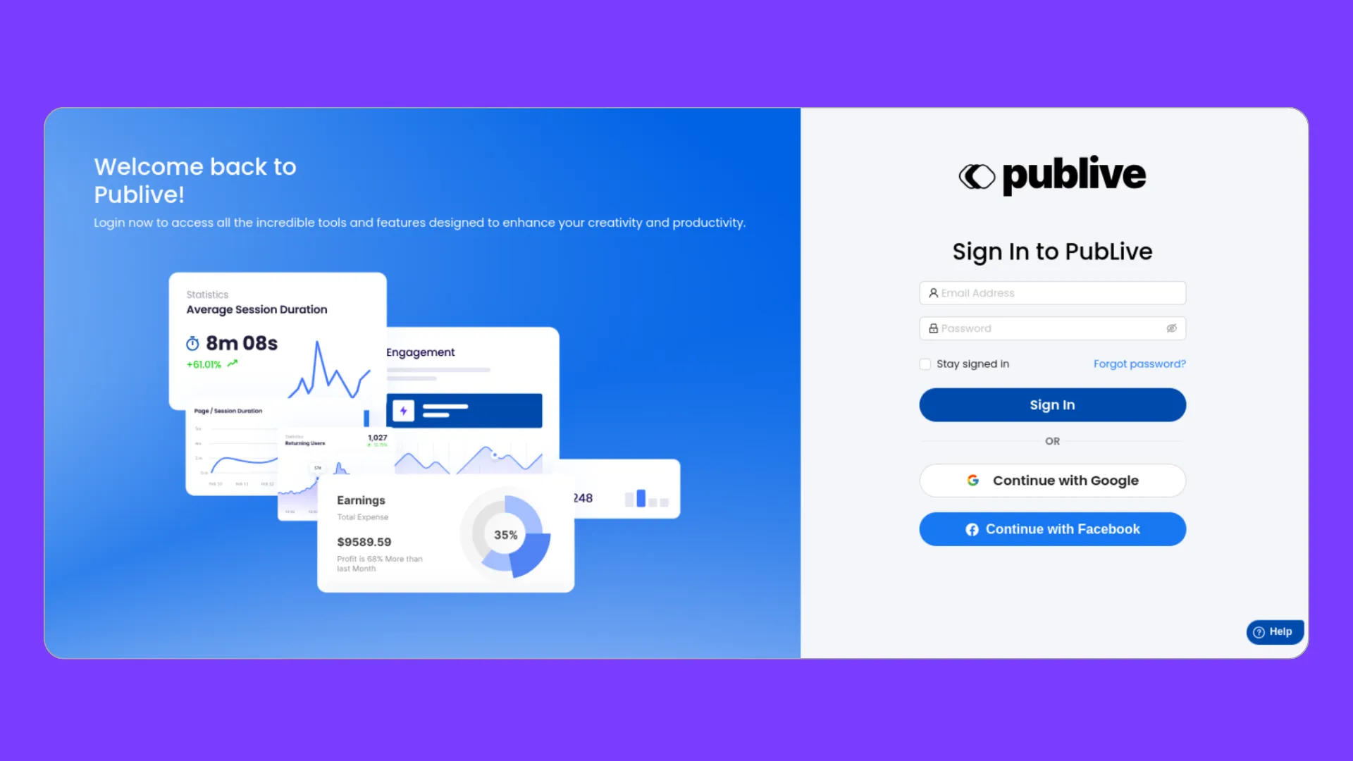 Dashboard Login