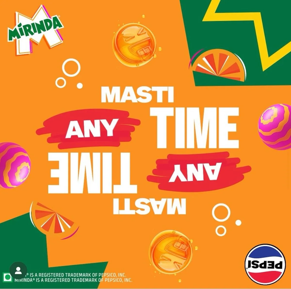 Mirinda anytime