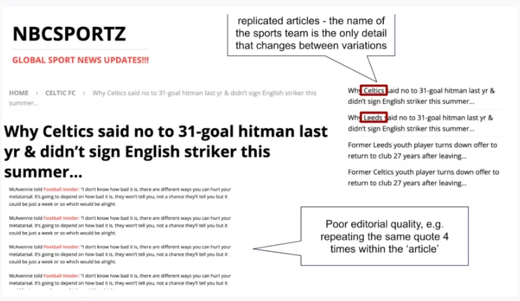 A screenshot of a news article

Description automatically generated