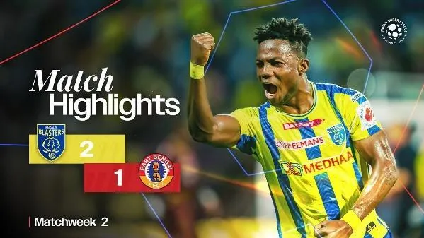 Match Highlights | Kerala Blasters FC 2-1 East Bengal FC | MW 2 | ISL  2024-25