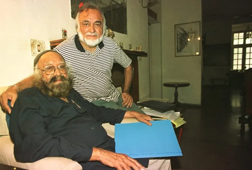 khushwant singh with rahul singh