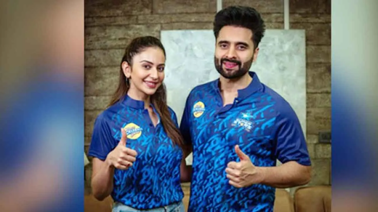 Jackky Bhagnani & Rakul Preet Singh (Hyderabad Superstars - World Pickleball League)
