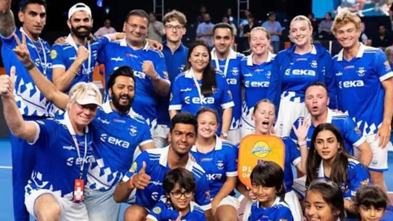  Riteish Deshmukh & Genelia D'Souza (Pune United - World Pickleball League)