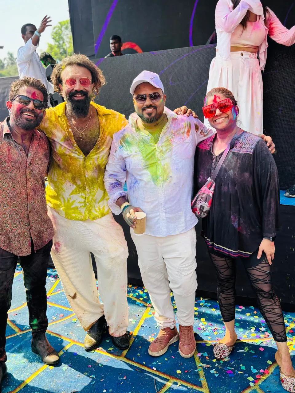 Kaushik Thakkar with Nivedita Basu And Gaurav Madaan