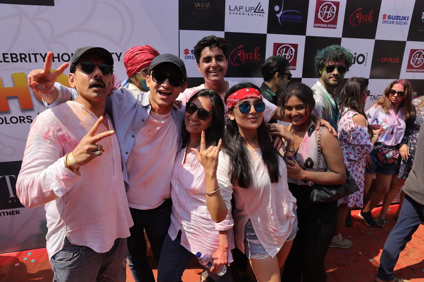 Romiit Raaj with YRKKH Cast