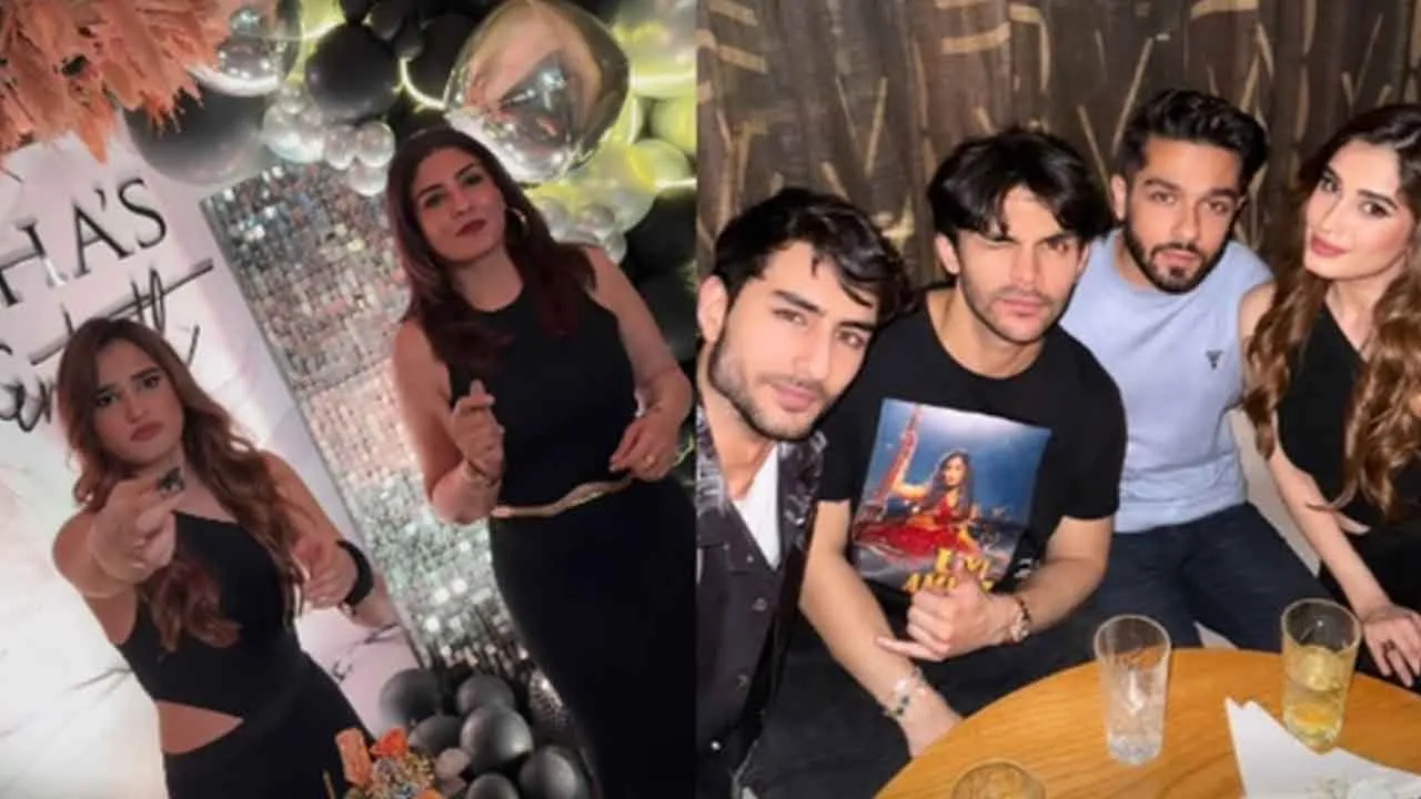 Raveena, Tamannaah, Ibrahim, and Veer Join Rasha Thadani's Birthday Celebration (9)