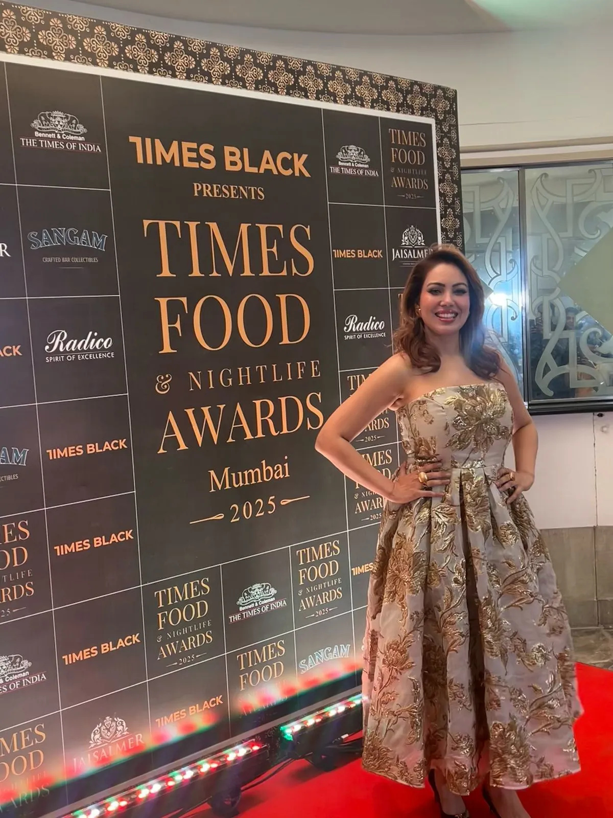 Isha Malviya, Krystle D’Souza, Munmun Dutta, and Edin Rose Look Absolutely Gorgeous as They Attend the Times Food & Nightlife Awards (1)