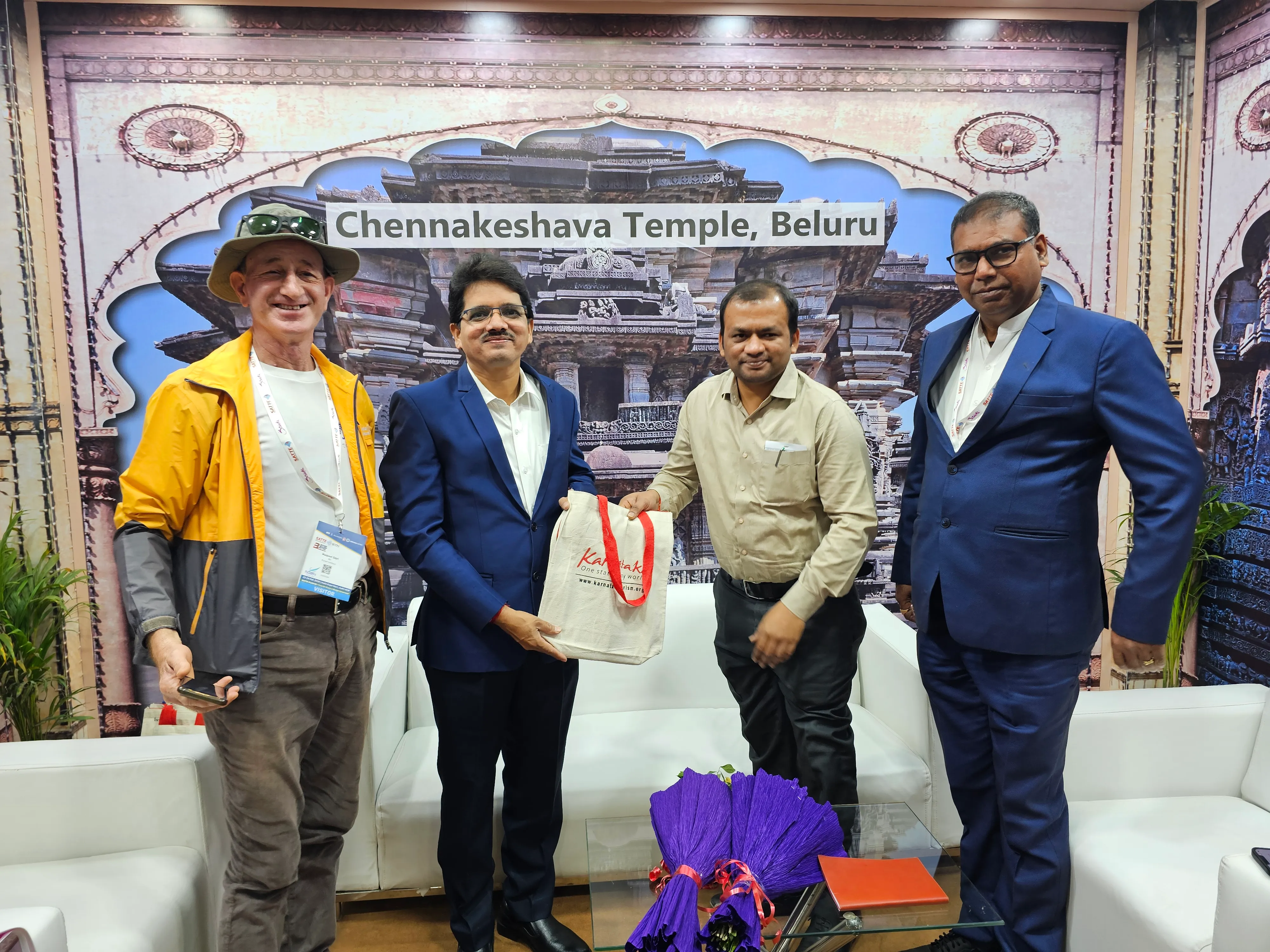 Karnataka Tourism showcases its Heritage and  Wildlife Offerings at SATTE Delhi 2024_2.jpg