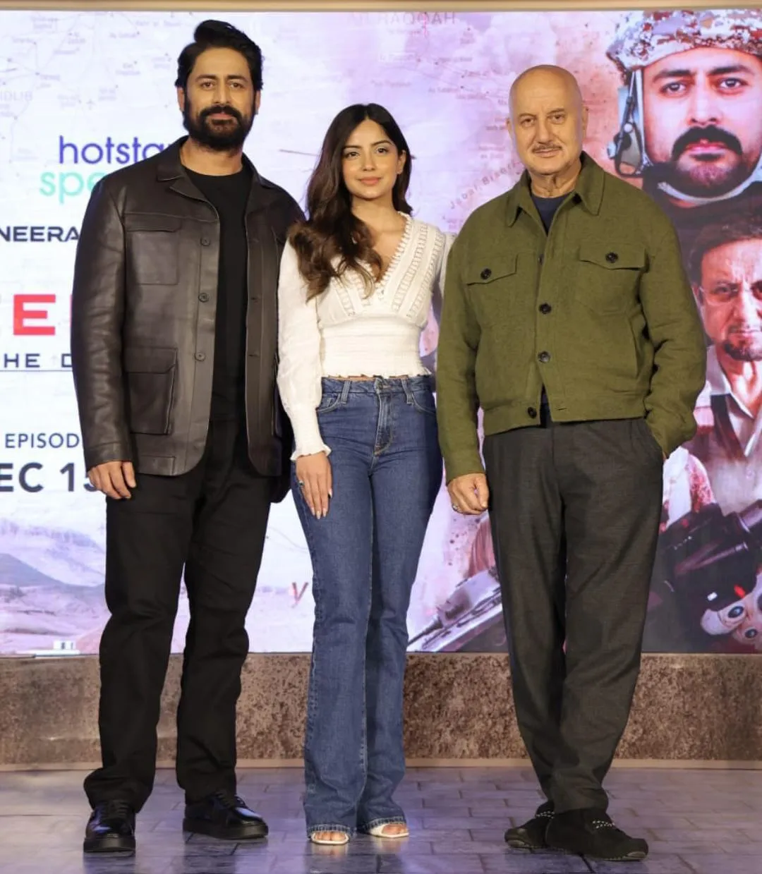 Mohit Raina, Kashmira and Anupam Kher