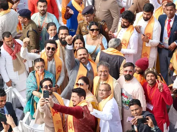 Stars Join Ram Mandir Temple Inauguration