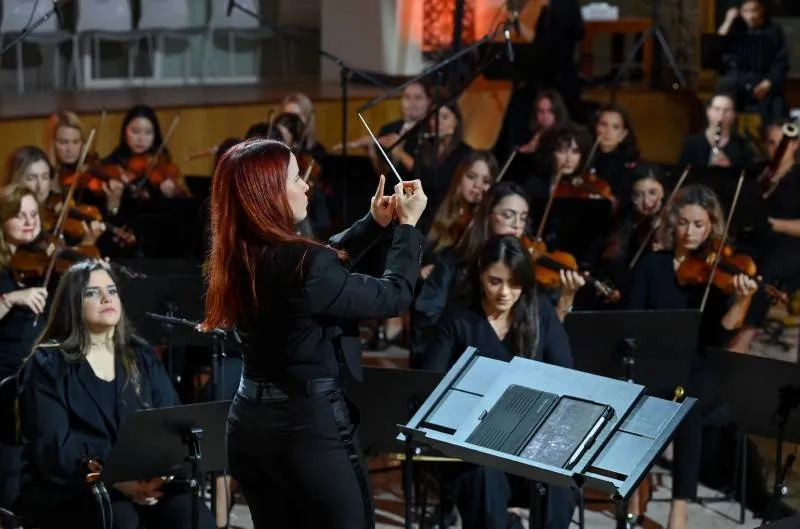 Firdaus Orchestra performing at Abu Dhabi's Burjeel Medical City on UAE National Day 1 (1).jpg