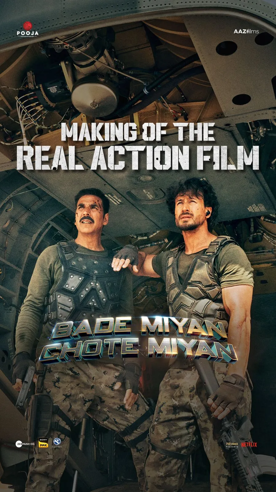 Get Ready for High-Octane Stunts: Making Of Akshay Kumar and Tiger Shroff’s Bade Miyan Chote Miyan Drops!