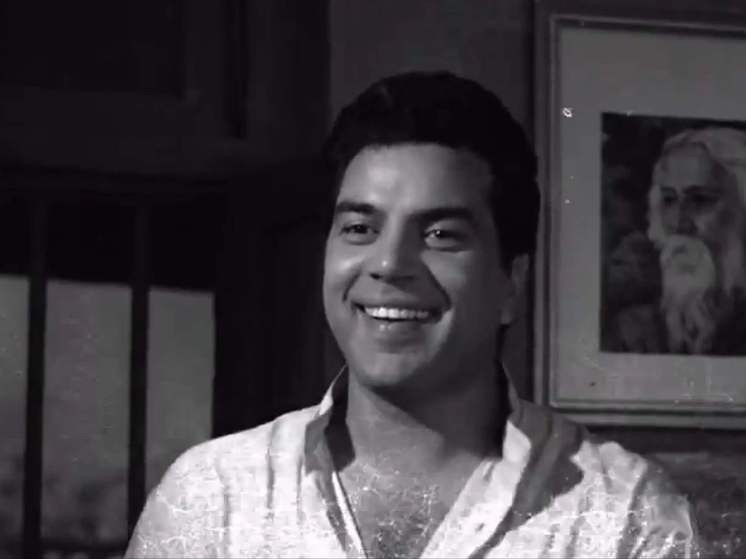 Dharmendra laughs