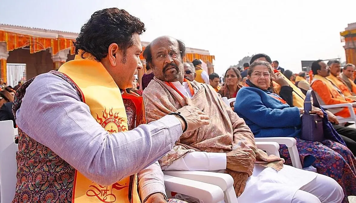  Rajinikanth at Ram Mandir 