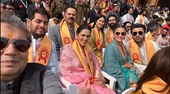 Bollywood celebs at Ram Mandir Inogration