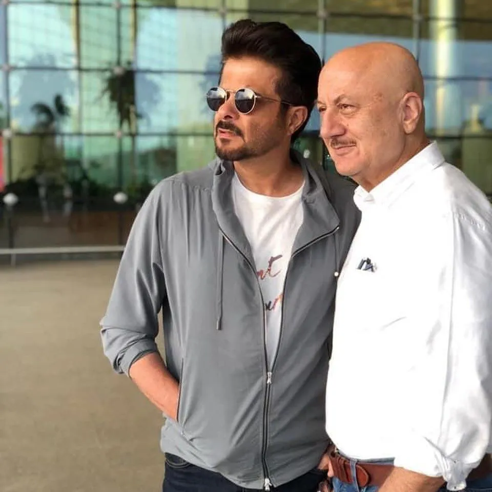 Megastar Anil Kapoor sends ‘abundance of love’ to Anupam Kher on his birthday, and shares unseen pics.