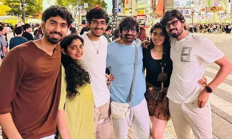 ravi teja family