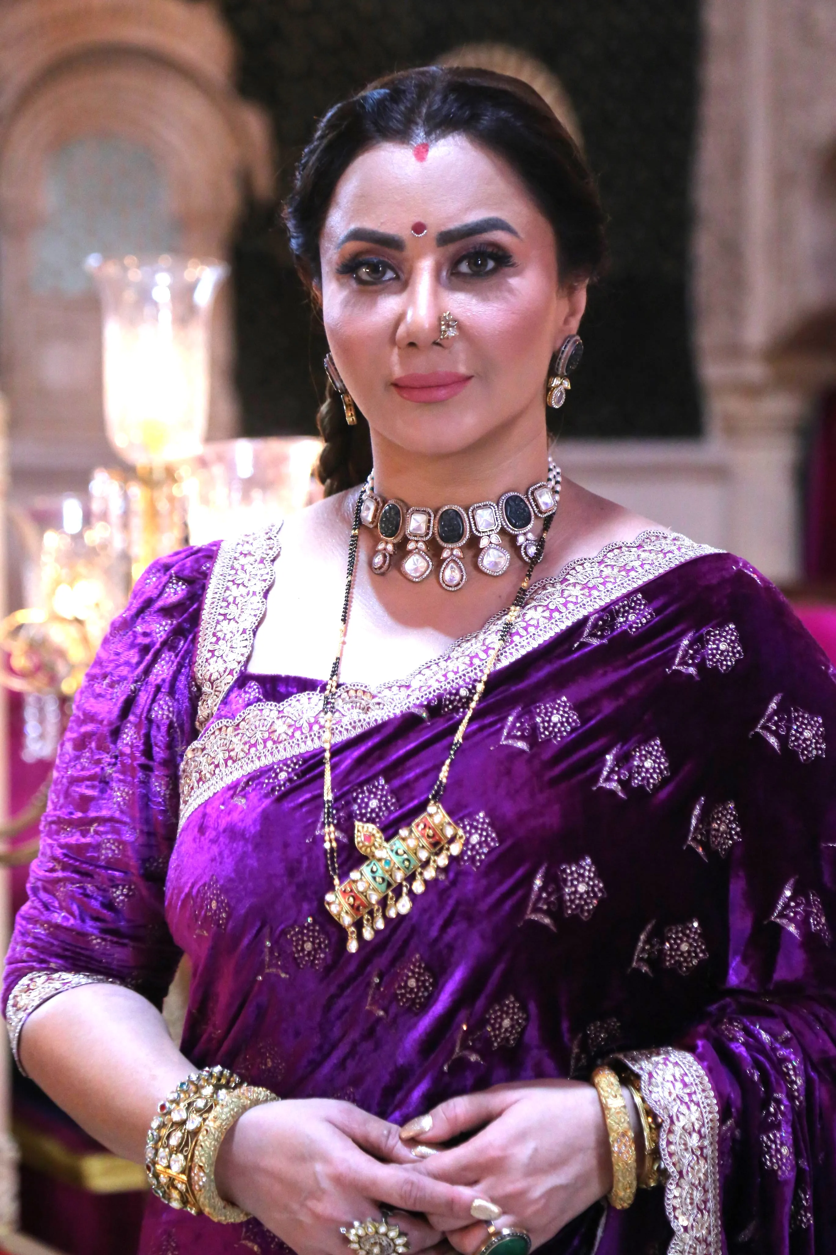 Nausheen Ali Sardar as Chandrika Singh Chauhan in Zee TV's upcoming show Vasudha (3)