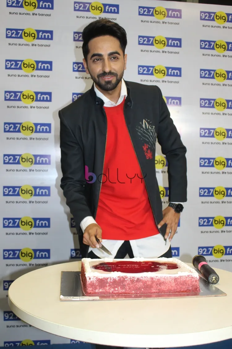 Ayushmann celebrating Kishore Da's Birth Anniversary with BIG FM