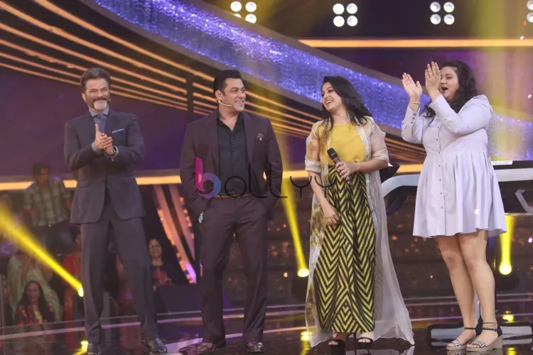 Sunidhi Chauhan gives a special performance with Anil kapoor and Pihu on Dus Ka Dum