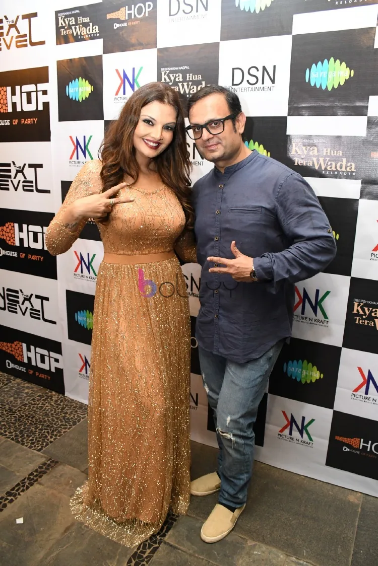 Deepshikha Nagpal with DJ Sheizwood