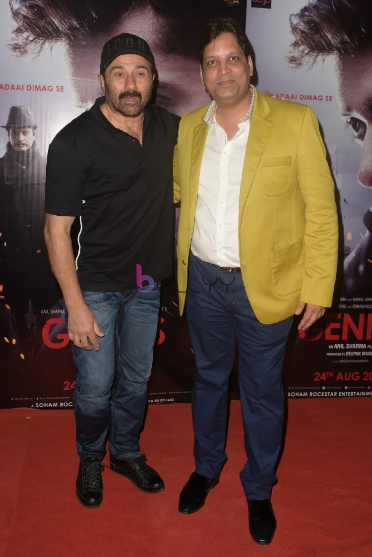 Sunny Deol with Deepak Mukut