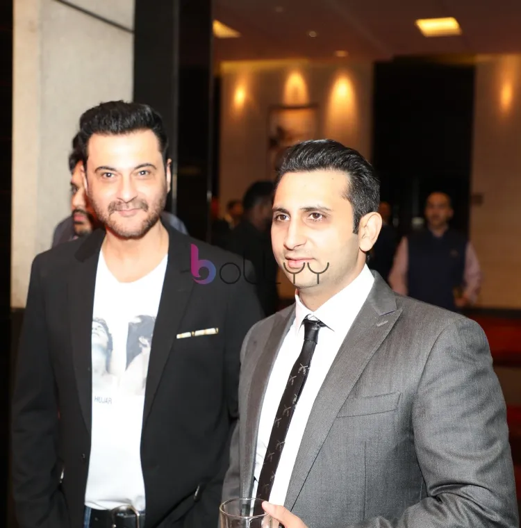 Sanjay Kappor with Adar Poonawalla 