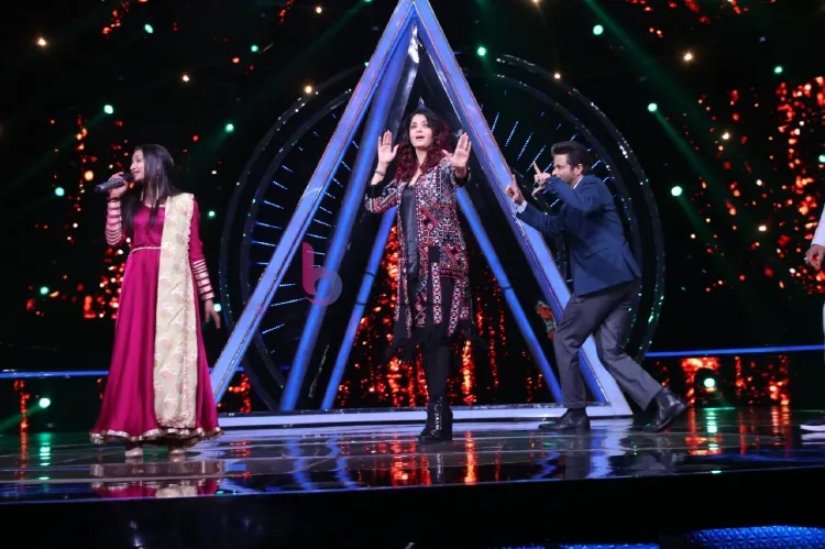 Aishwarya Rai Bachchan and Anil Kapoor relive a Taal moment to the tunes of Renu Nagar on Indian Idol 10