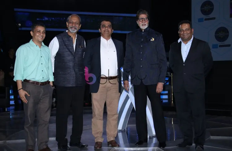 Amogh Dusad, Siddhartha Basu, Ashish Golwalkar, Amitabh Bachchan & Danish Khan 