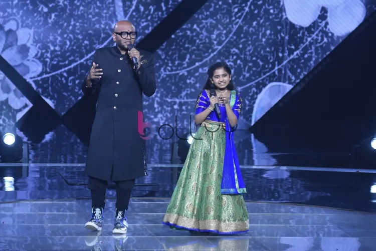 Benny Dayal with the contestant - Somya Sharma 