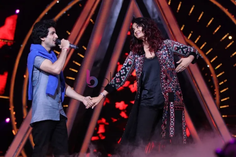 Contestant Ankush Bharadwaj romancing with Aishwarya Rai Bachchan