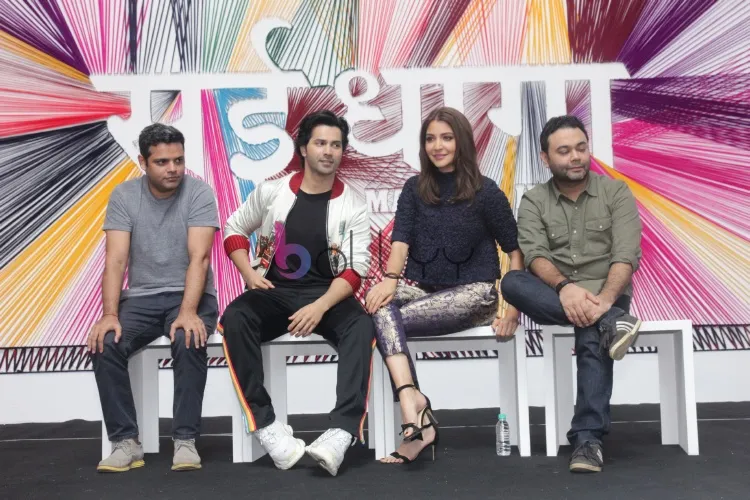 Sharat Katariya, Varun Dhawan, Anushka Sharma, Maneesh Sharma