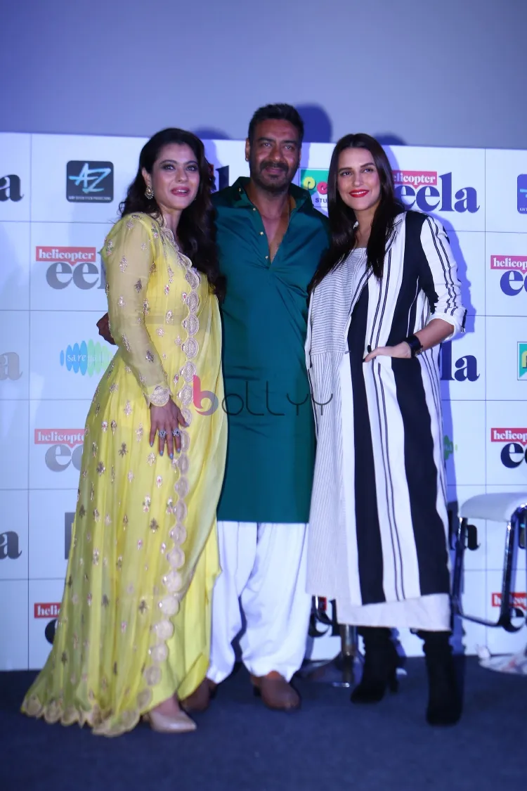 Kajol, Ajay Devgan. Neha Dhupia 