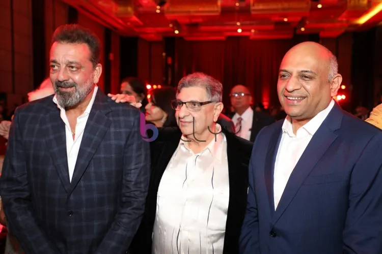 Sanjay Datt along with Dr. Cyrus Poonawalla and Atul Chordia 