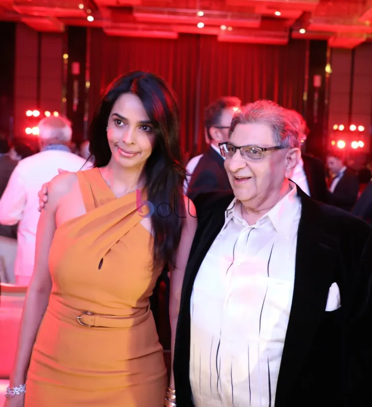Mallika Sherawat with Dr. Cyrus Poonawalla