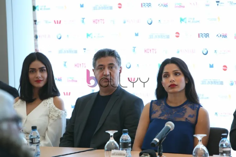 Mrunal Thakur, Tabrez Noorani and Freida Pinto