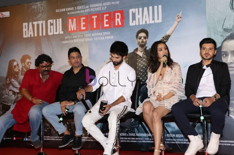 Shree Narayan Singh, Bhushan Kumar, Shahid Kapoor, Shraddha Kapoor, Divyendu Sharma