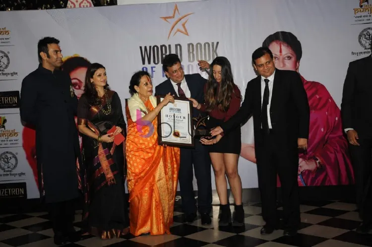 Rajya Sabha MP Dr. Sonal Mansingh name gets listed in World Book of Records