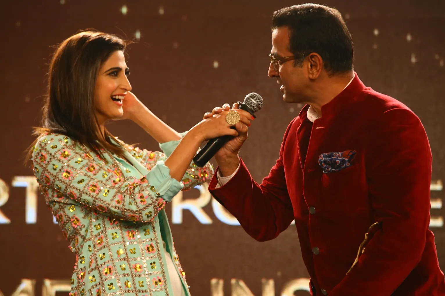 Ahaana Kumra and Ronit Roy