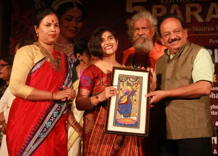 Rosalin Patasani Mishra, Guru Padmashri Jayarama Rao & Guru Vanashree Rao, Dr. Harshvardhan, Bharati Shivaji, Dr Prasanna Patasani