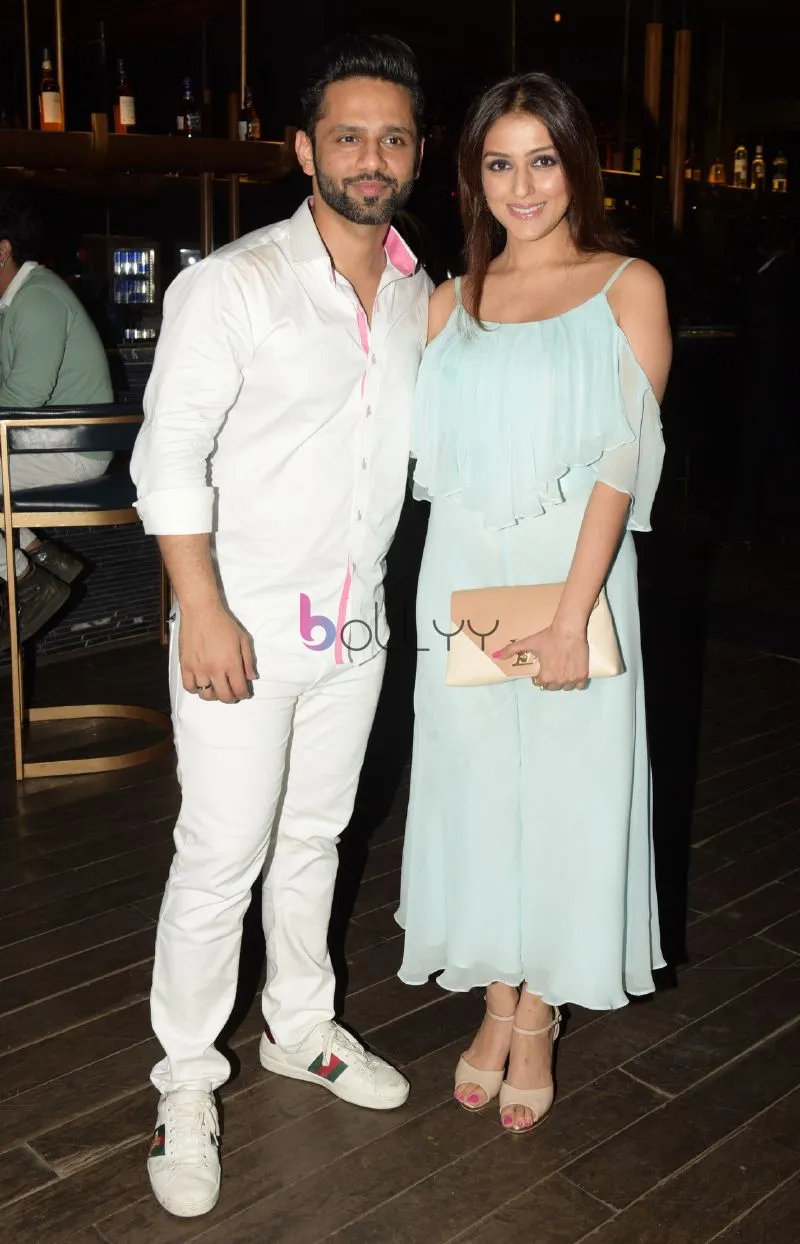 Rahul Vaidya with Aarti Chabria 