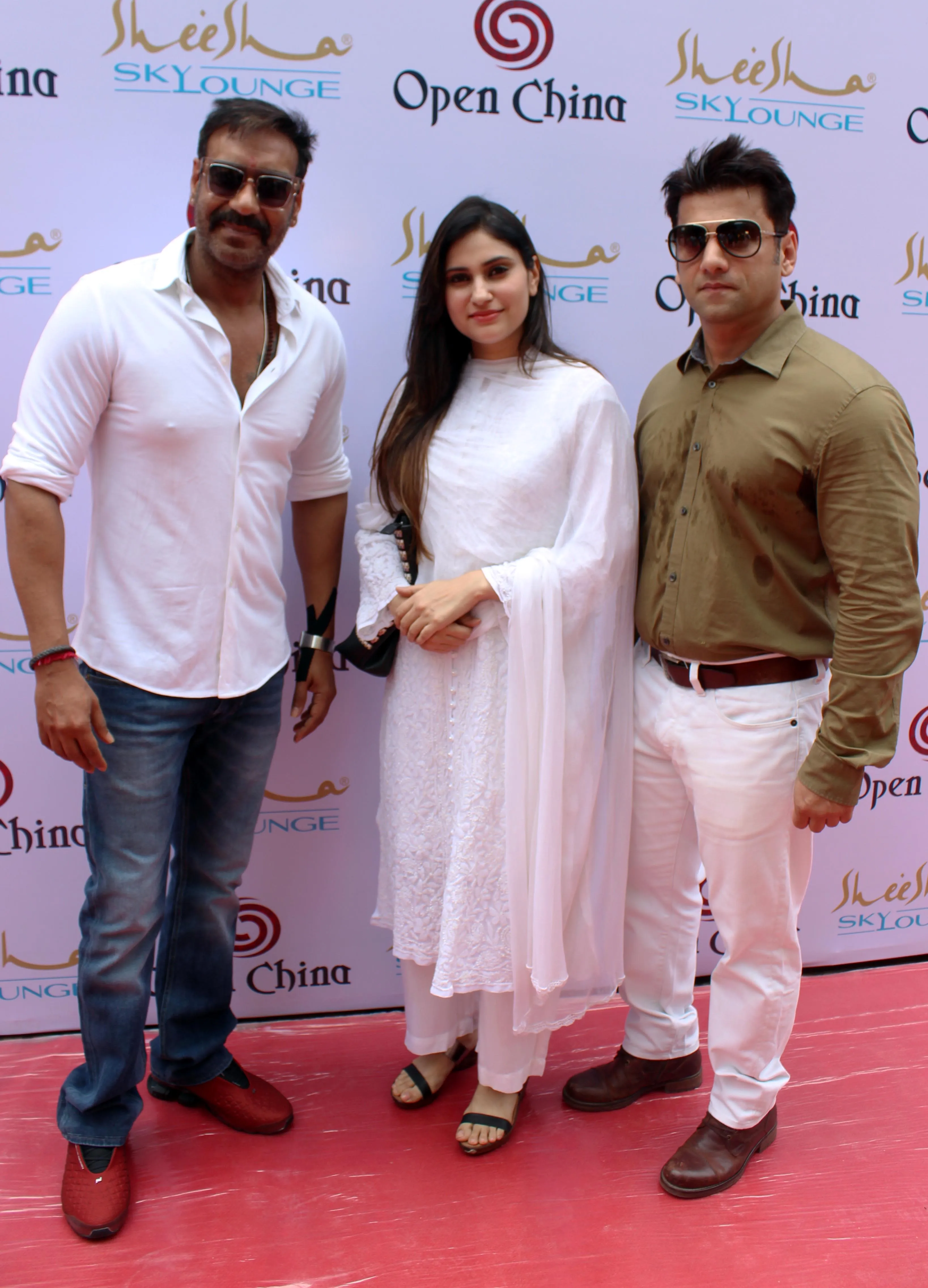 Ajay Devgan with Mrs. Abdi & Mr. Ali Reza Abdi 