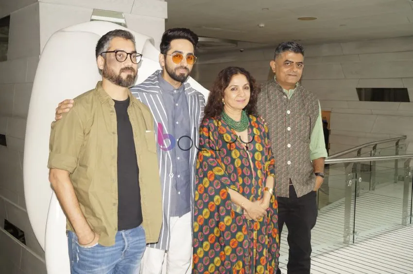 Amit Sharma, Ayushmann Khurrana, Neena Gupta, Gajraj Rao